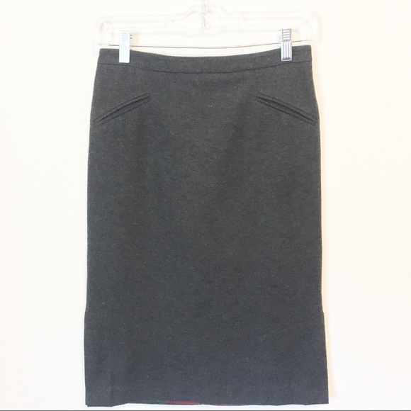 BCBGMaxAzria Dresses & Skirts - BCBG Maxazria - charcoal gray pencil skirt